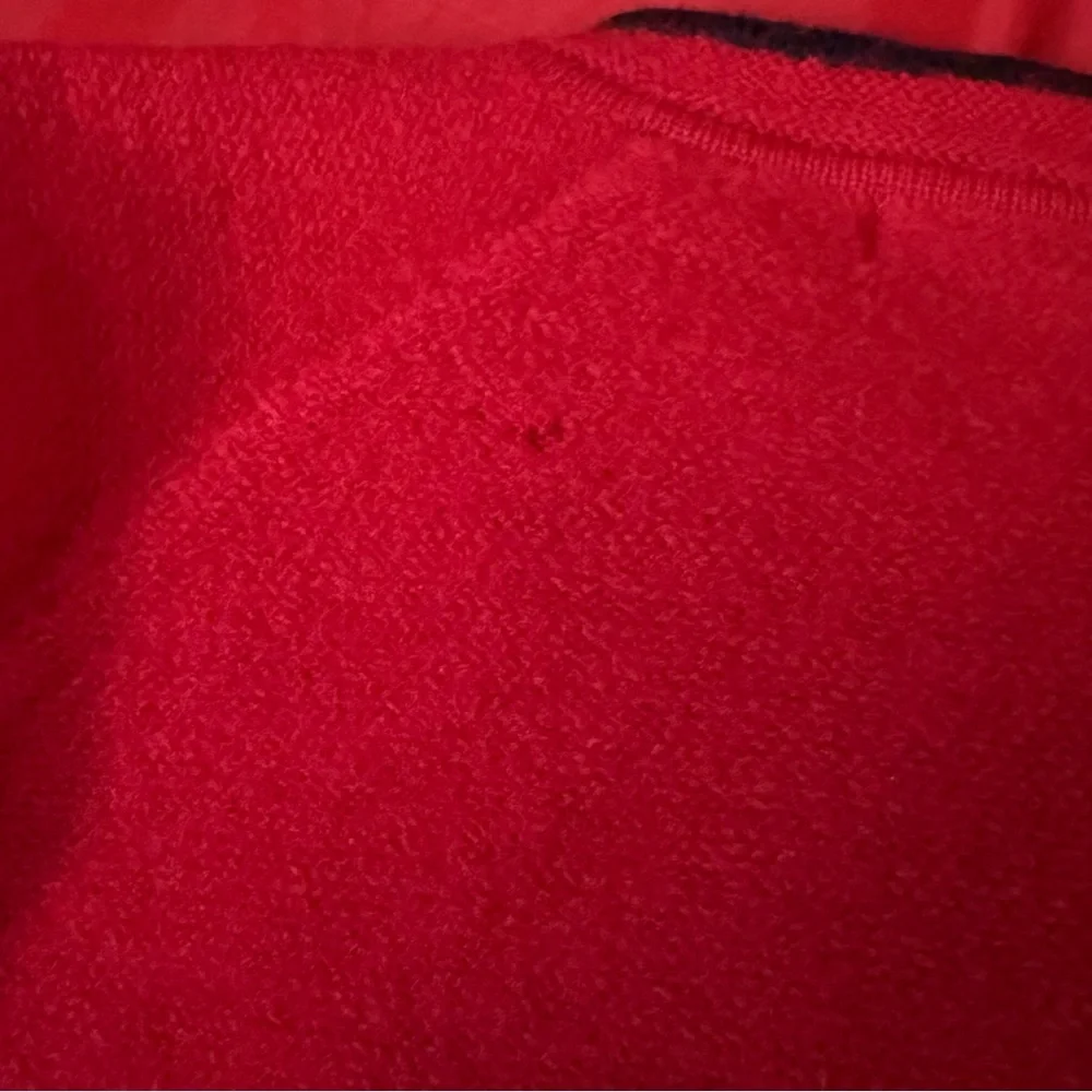 Karen Scott 100% Wool Full Zip Cardigan NWT Sweater Red Embroider Women 1X - Picture 11 of 13